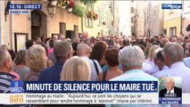 Les habitants de Signes observent une minute de silence en hommage à Jean-Mathieu Michel
