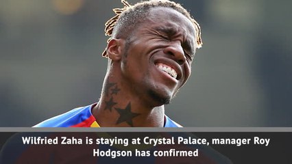 Zaha staying at Crystal Palace