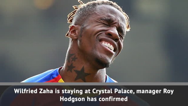 Zaha staying at Crystal Palace