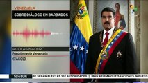 Gob. venezolano no participará en diálogo de Barbados de 8 y 9 agosto