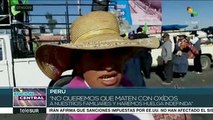Perú:nueva represión contra campesinos que rechazan proyecto Tía María