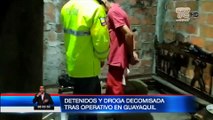 Detenidos y 42 bloques de marihuana fueron decomisados tras operativo en Guayaquil