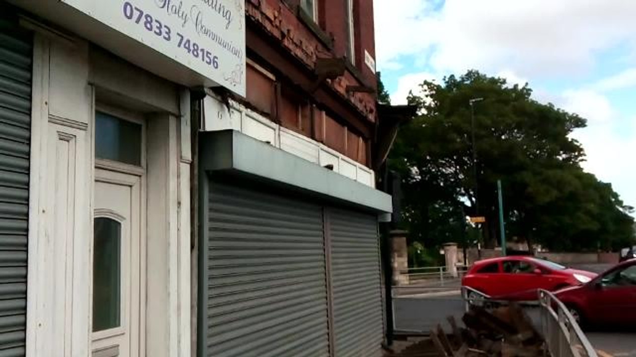 Raby Road shop collapse