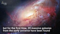 39 Massive Galaxies From the Early Universe Discovered
