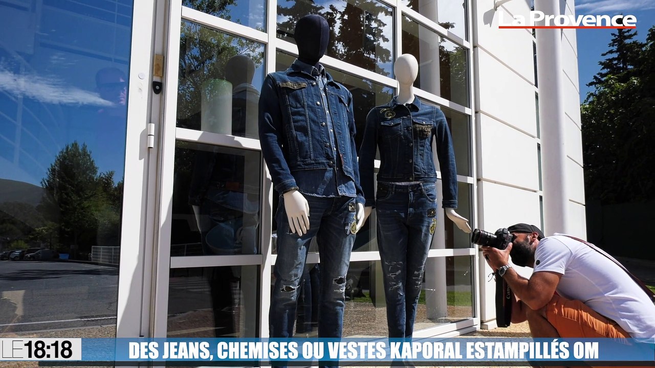 Des jeans, chemises ou vestes Kaporal estampillés "OM"