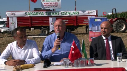 Sakarya’da mısır üreticilerinden açıklama