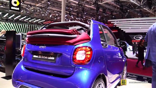 2019 Smart EQ ForTwo Cabrio Brabus Electric - Exterior, Interior Walkaround - 2018 Paris Motor Show