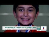 Ganadores de la Olimpiada Internacional de Matemáticas regresan a México y agradecen a Del Toro