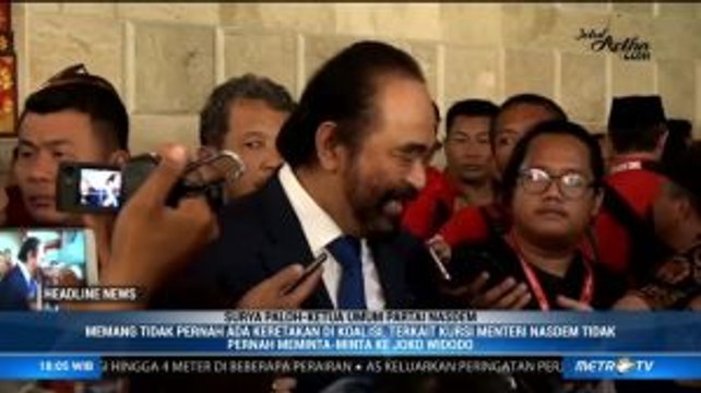 Surya Paloh Bicara Koalisi dan Kursi Menteri