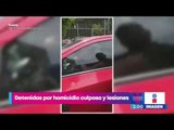 Detienen a 2 mujeres por la muerte de una anciana y el choque de 15 autos en el Estadio Azteca