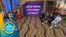 ¡A Penélope Menchaca le encanta el papá de Brandon! Sucedió en ¿Quién se atreve?. | Venga la Alegría