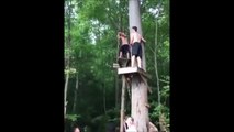 Tarzan, sort de ce corps... Saut raté