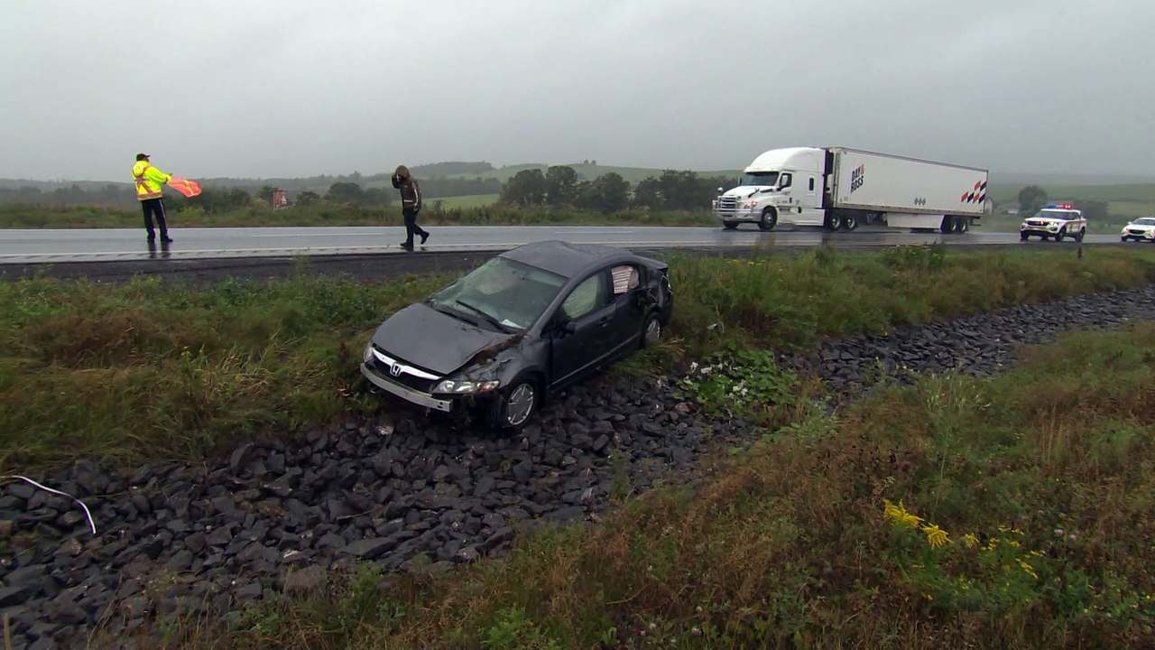 Accident aquaplanage Cabano