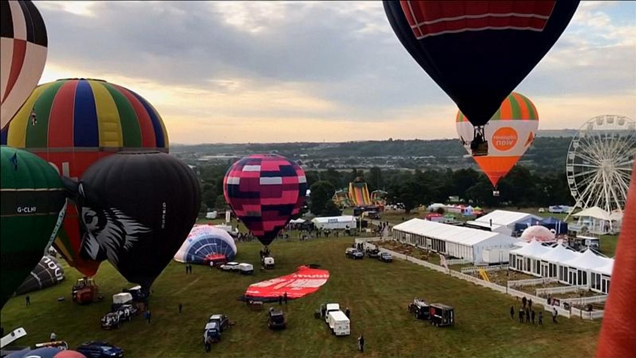 Heißluftballon-Festival im englischen Bristol