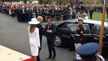 ترامب لماكرون "لا أحد سوى الولايات المتحدة يتحدث باسمها"