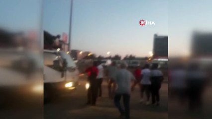 Sultangazi'de kurbanlık dana böyle kaçmaya çalıştı