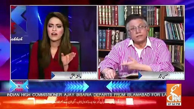 Hassan Nisar Response On Opposition's Role During Last Year & Cleaning Movement In Karachi ..