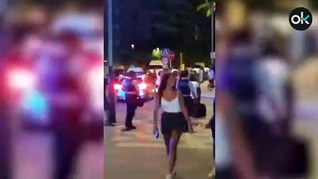 Los manteros se enfrentan a los Mossos en Tarragona