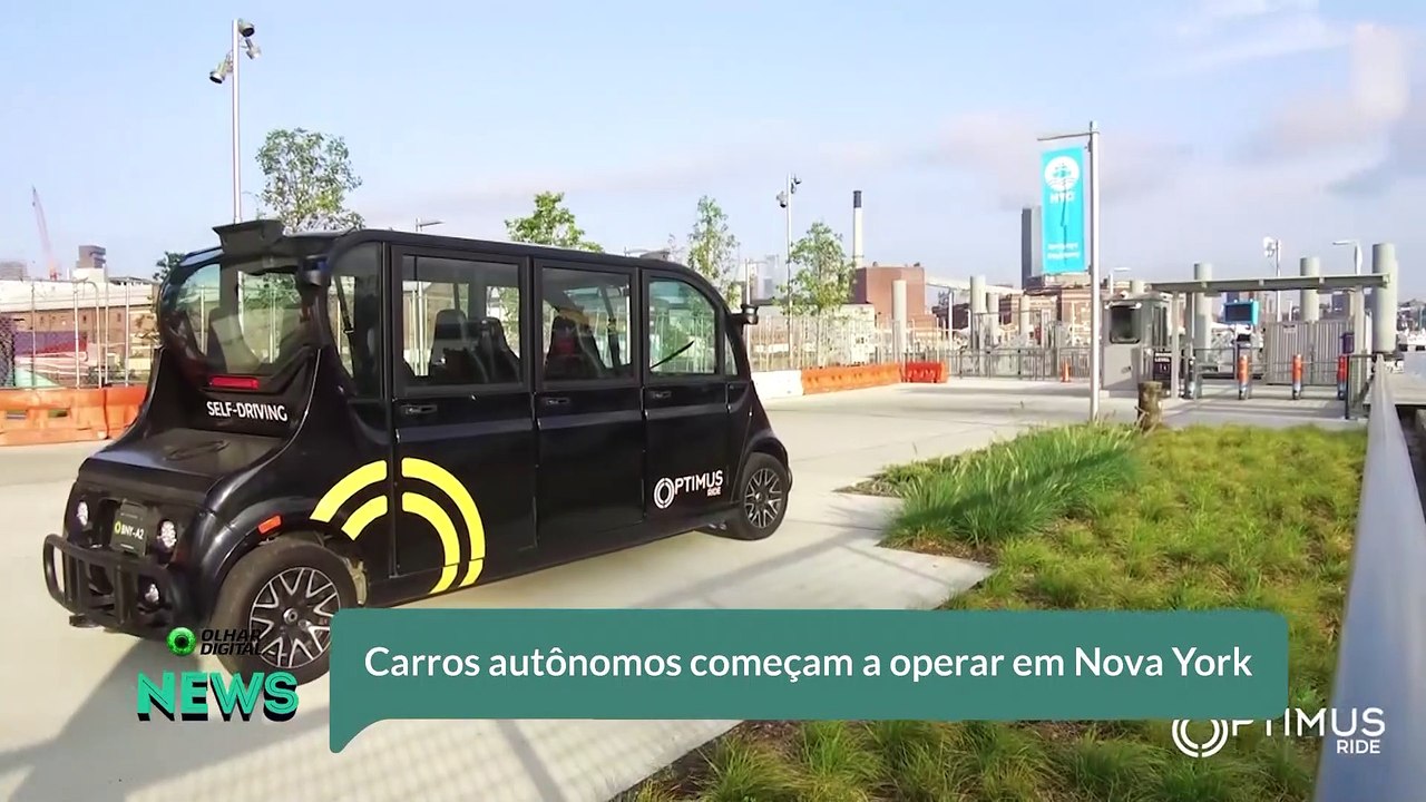 Carros autônomos começam a operar em Nova York