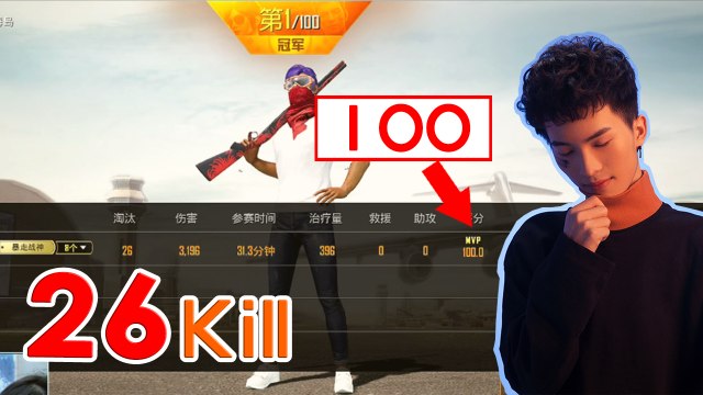 NANYAN 26 KILLS, RATING OF 100! M416 + M249 HACKER-LIKE KILLING! PUBG Mobile nanyanX