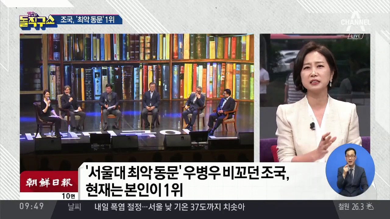서울대생 선정 ‘부끄러운 동문’ 1위 조국