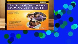 About For Books  The School Counselor s Book of Lists (J-B Ed: Book of Lists)  Best Sellers Rank :