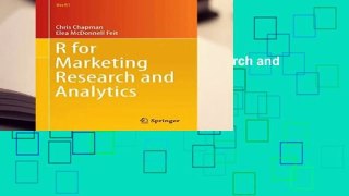 Full E-book  R for Marketing Research and Analytics (Use R!)  For Kindle