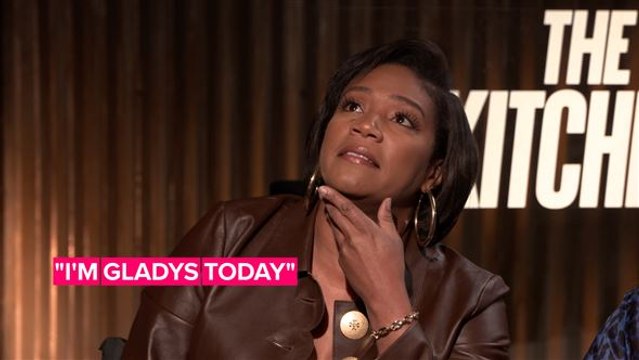 Tiffany Haddish brings out hilarious alter ego 'Gladys' during interview