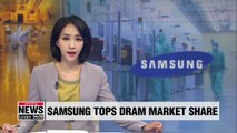 Samsung Electronics tops global DRAM market share in Q2 despite decline in revenue