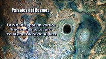 Abismo en las nubes: NASA capta en Júpiter un vórtice “intensamente oscuro”