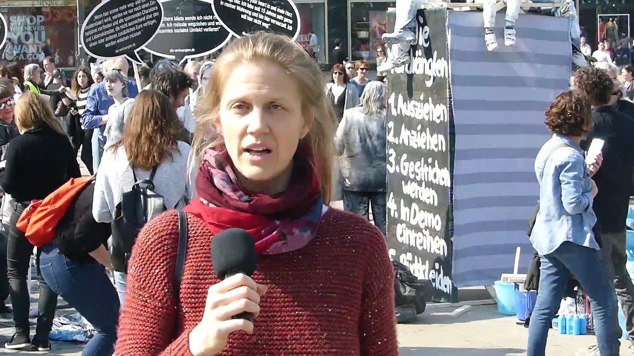 NMTV vor Ort: Gegen Verdrängung und Mietenwahnsinn - Demo in Berlin