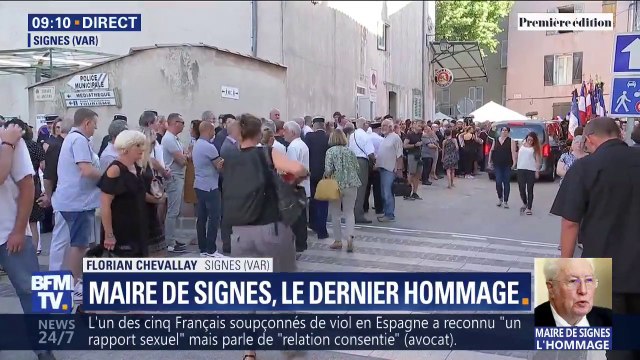 Le cercueil du maire de Signes est arrivé à la chapelle Saint-Jean, où un dernier hommage sera rendu