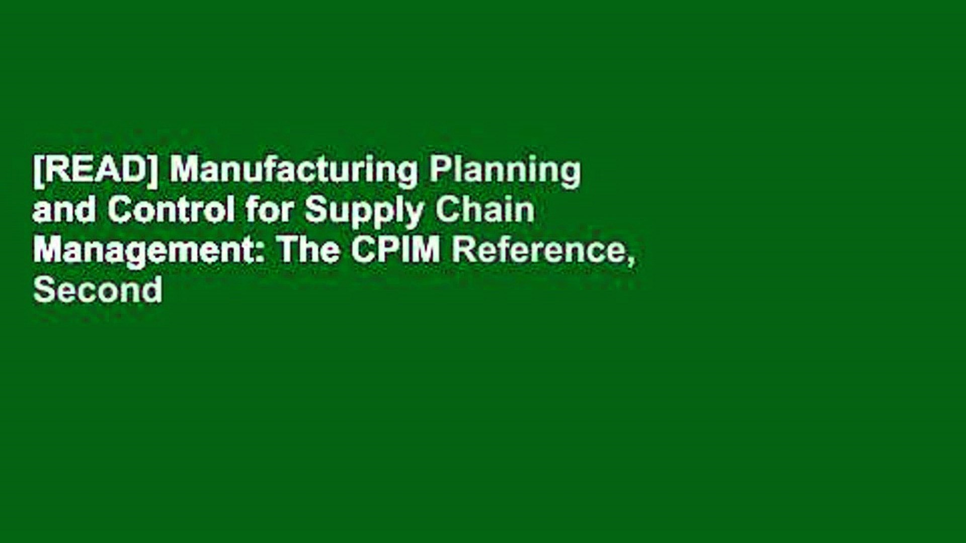 Industrial Relations Books Manufacturing Planning And Control For