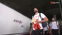 La selección española llega a Málaga para continuar con la preparación para el Mundial
