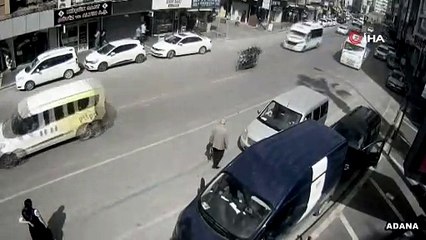 Adana'daki trafik kazaları MOBESE kameralarına yansıdı