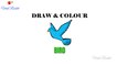 Bird Drawing and Colouring for kids | How to draw Bird easily | Art Breeze # 24 | Viral Rocket