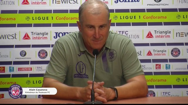Nous ne sommes pas encore totalement prêts , la conférence de presse d'Alain Casanova avant Brest/TFC