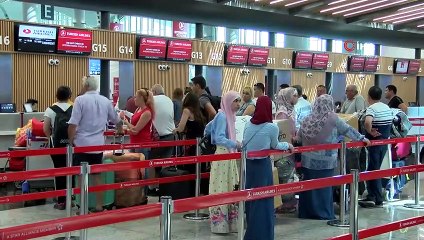 İstanbul Havalimanı'nda Bayram Yoğunluğu Başladı