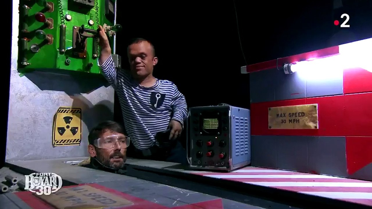 Fort Boyard 2019 : extrait de Laurent Kérusoré dans l’épreuve de la Tête  chercheuse (10 août 2019)