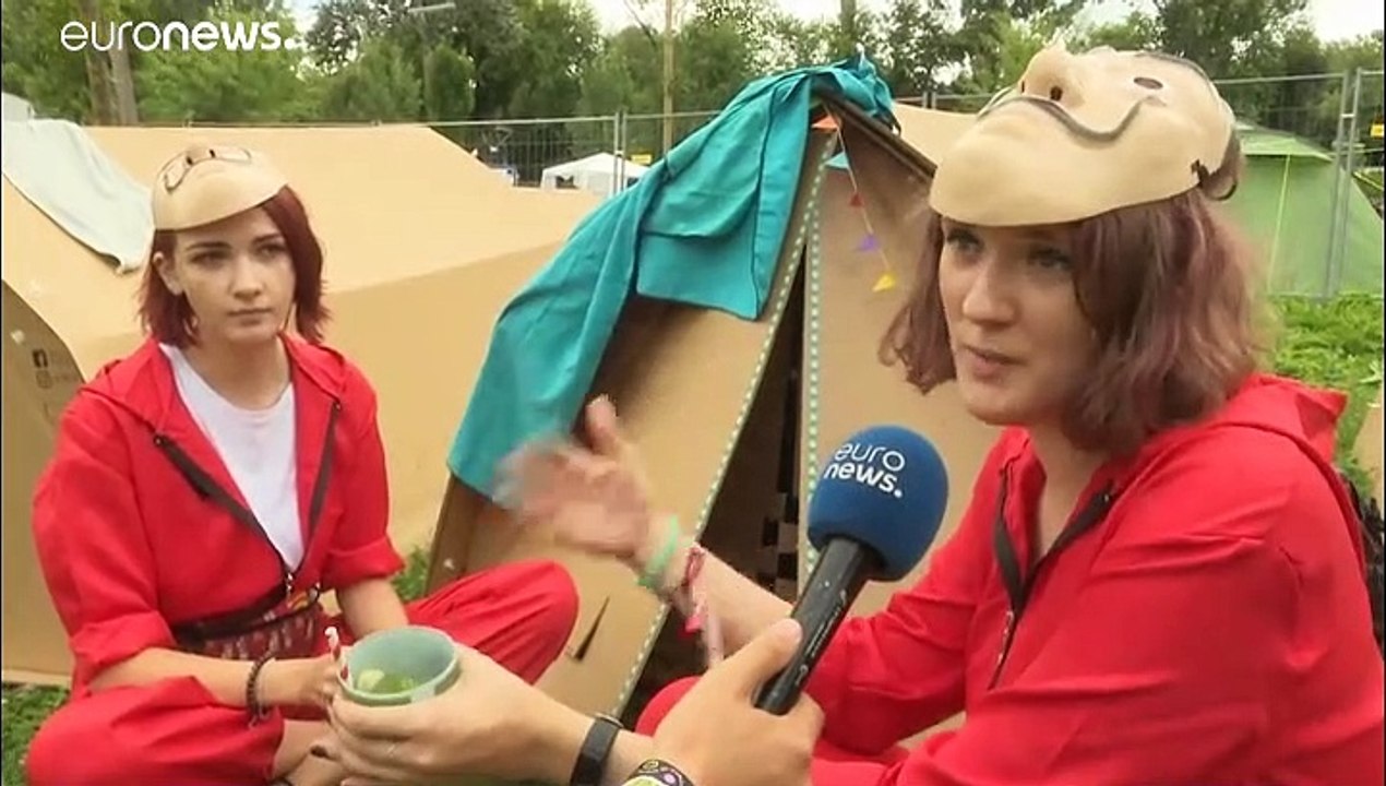 Sziget-Festival: Besucher feiern umweltfreundlich