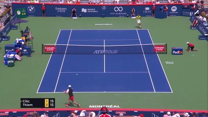 تنس: بطولة مونتريال: تيم يهزم سيليش 7-6 و 6-4