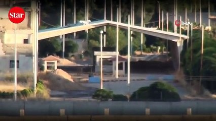 Türk askerini gören teröristler böyle kaçtı