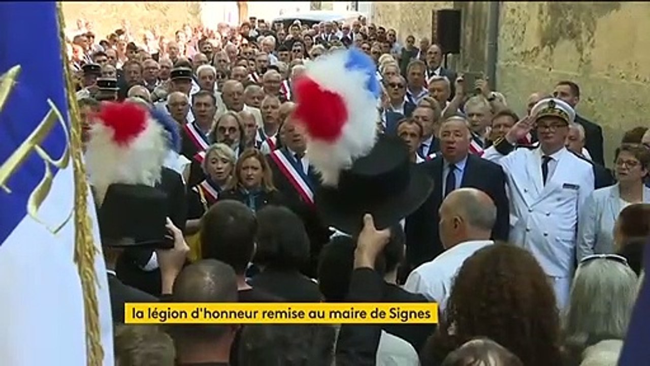 Signes a rendu hommage à son maire Jean-Mathieu Michel