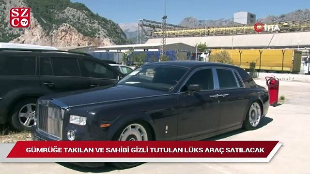 Gümrüğe takılan ve sahibi gizli tutulan 4 milyonluk lüks araç e-ihaleyle satılacak
