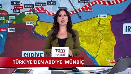 Türkiye'den ABD'ye 'Münbiç' Uyarısı