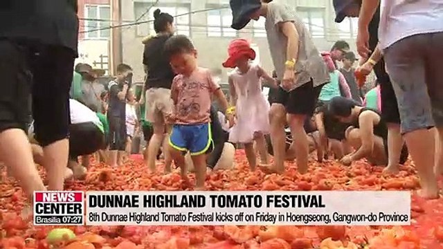 8th Dunnae Highland Tomato Festival opens on Friday in Hoengseong, Gangwon-do Province