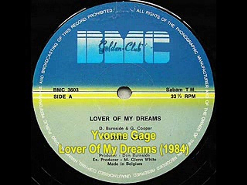 Yvonne Gage - Lover Of My Dreams