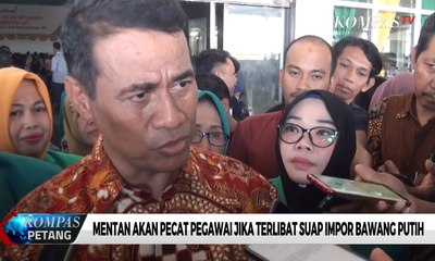 Mentan Akan Pecat Pegawai Jika Terlibat Suap Impor Bawang Putih