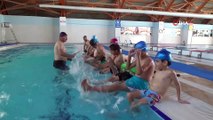 Siirtli engelli yüzücüler Türkiye Şampiyonası'na hazırlanıyor
