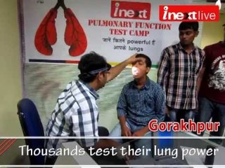 Thousands test their lung power